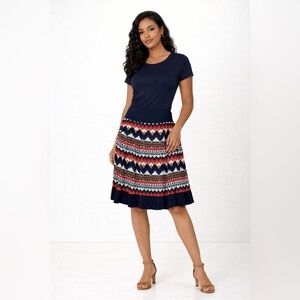 Anthropologie Fei Denpasar Pleated Skirt Size 6